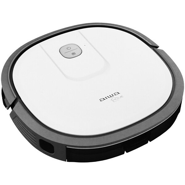 Robot Aspirador Aiwa AW-AMM3 800 ml con 40 watts Bivolt - Blanco / Gris
