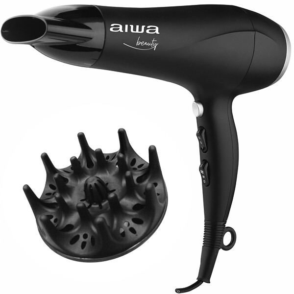 Secador de Cabelo Aiwa Beauty AW-THD2052 2.200 watts 220 - 240 V ~ 50 / 60 Hz - Preto