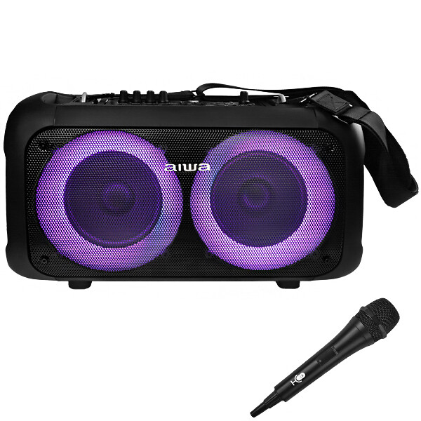 Caixa de som  Aiwa AWPOH35 2 x 6.5" 40 watts con Bluetooth / USB y Radio FM