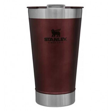 Copo térmico de cerveja  com abridor Stanley vermelho