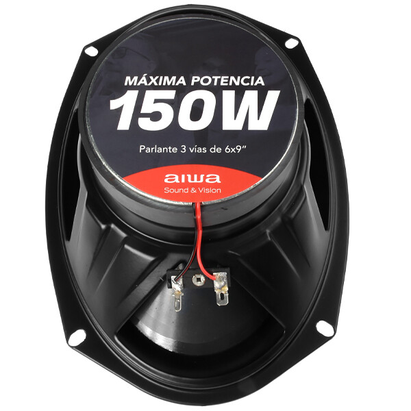 Kit altofalantes aiwa 6X9"  4 vias 150W