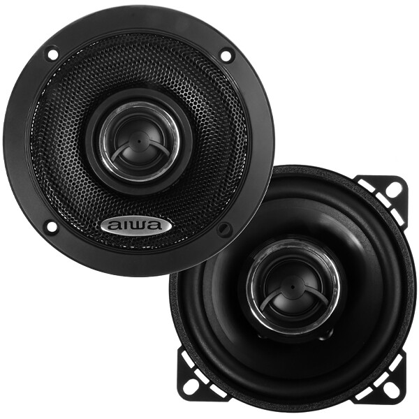 Kit altofalantes aiwa  4""  4 vias 80W