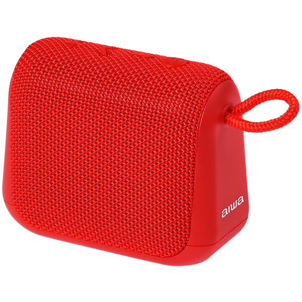 Speaker Aiwa AWKF3R 5 watts com Bluetooth y Microfone - vermelho