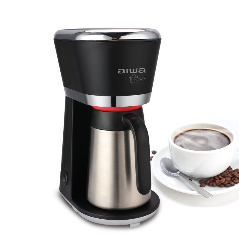 Cafeteira Aiwa 0.7 Litros com filtro permanente e jarra termica AW-CD1162