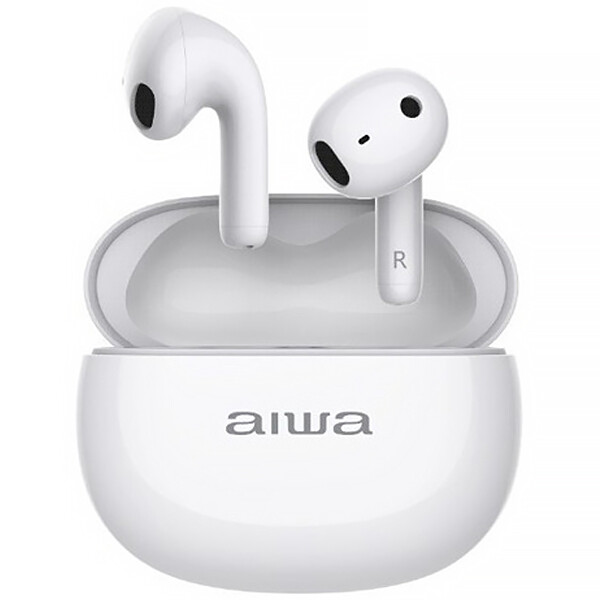 Fone sem fio  Aiwa AWTWSD8 com Bluetooth y Microfone / Branco