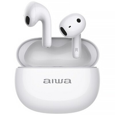 Fone sem fio Aiwa AWTWSD8 com Bluetooth y Microfone / Branco