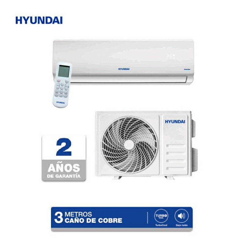 Ar Condicionado Hyundai 18000 Btus inverter quente e frio com kit de cobre