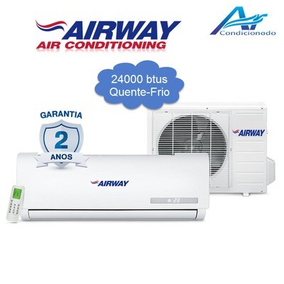 Ar Condicionado Airway 2400 Btus quente e frio com Kit 220V/60hz