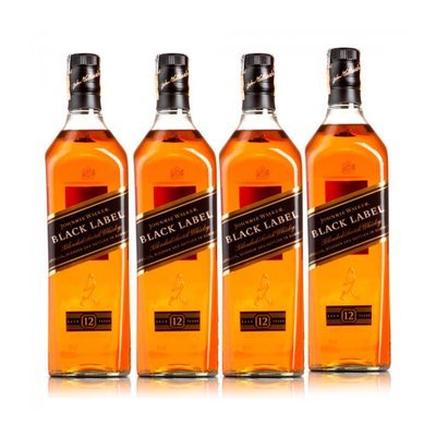 Whisky Johnnie Walker Black x 4