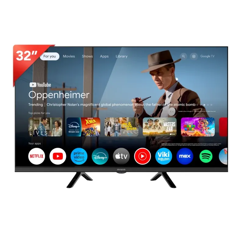 Smart TV LED 32" Aiwa   Google TV Wi-Fi y Bluetooth con Conversor Digital