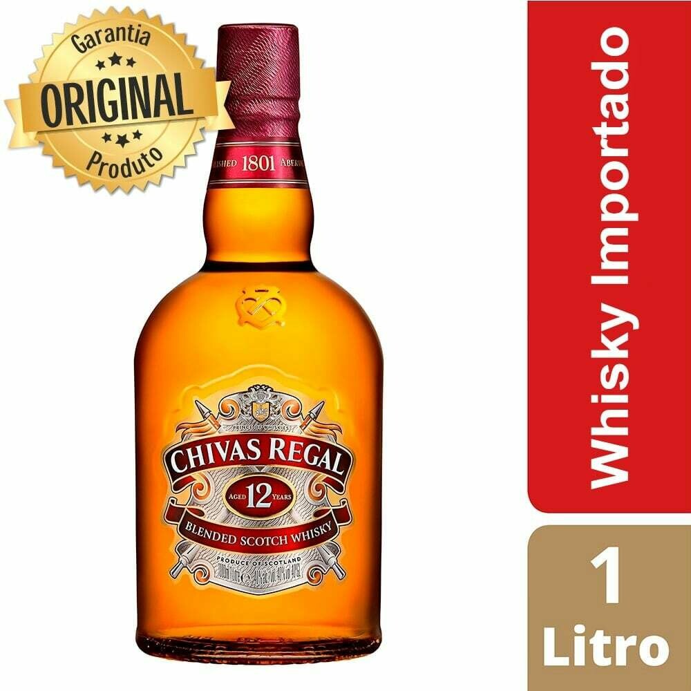 Whisky Chivas Regal 12 Anos 1 Litro