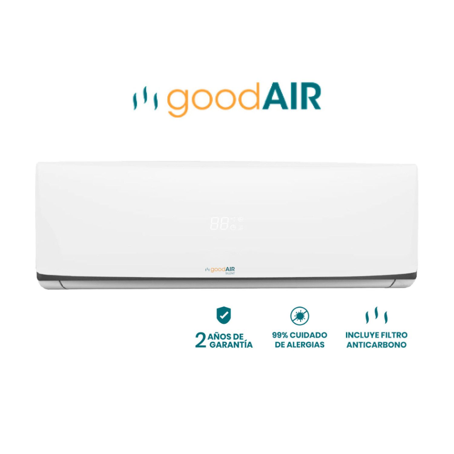 Ar Condicionado Good Air 9.000 BTUs com kit de cobre quente e frio 220/60hz
