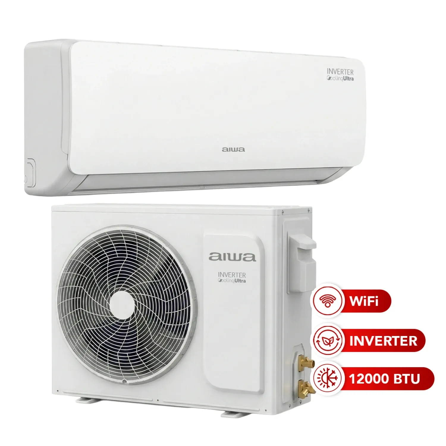 Ar condicionado Aiwa 12000 BTUs inverter  quente e frio 220/60HZ