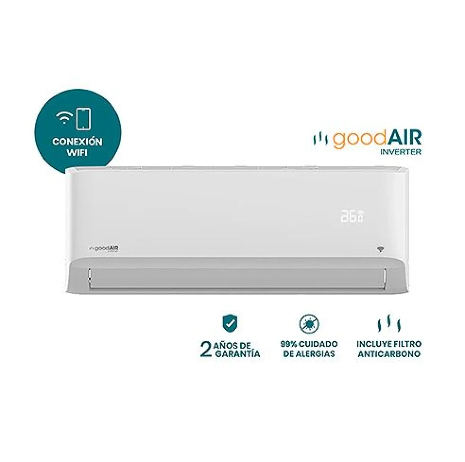 Ar Condicionado Good Air  18000 Btus inverter quente e frio  220V 60hz