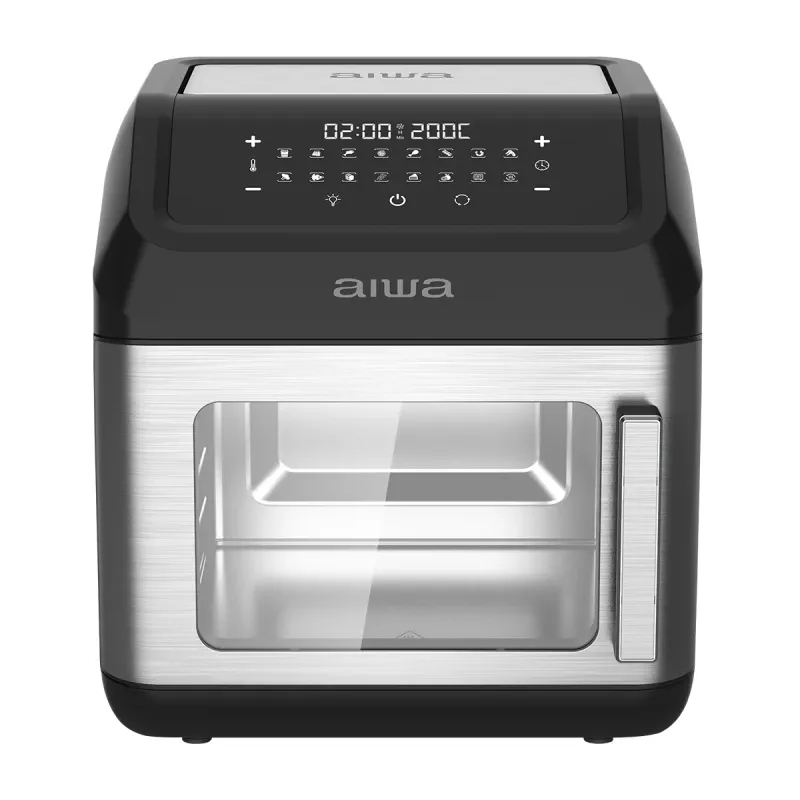Fritadeira Elétrica + Forno Aiwa Home AWOT12 1.700 watts 12 Litros 220V ~ 50 60 Hz - Preto Prata