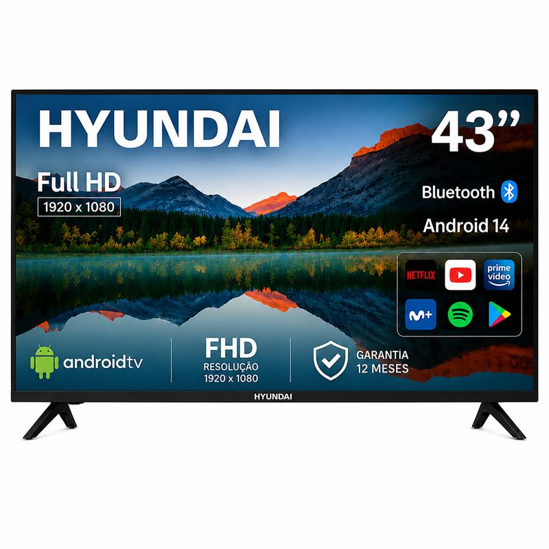Tv Smart Hyundai 43" Android 14