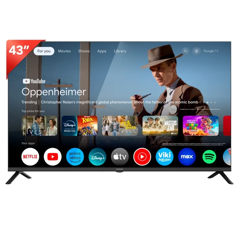Smart TV 43'' AIWA | Google TV | Full HD | AW-43B4SMFL