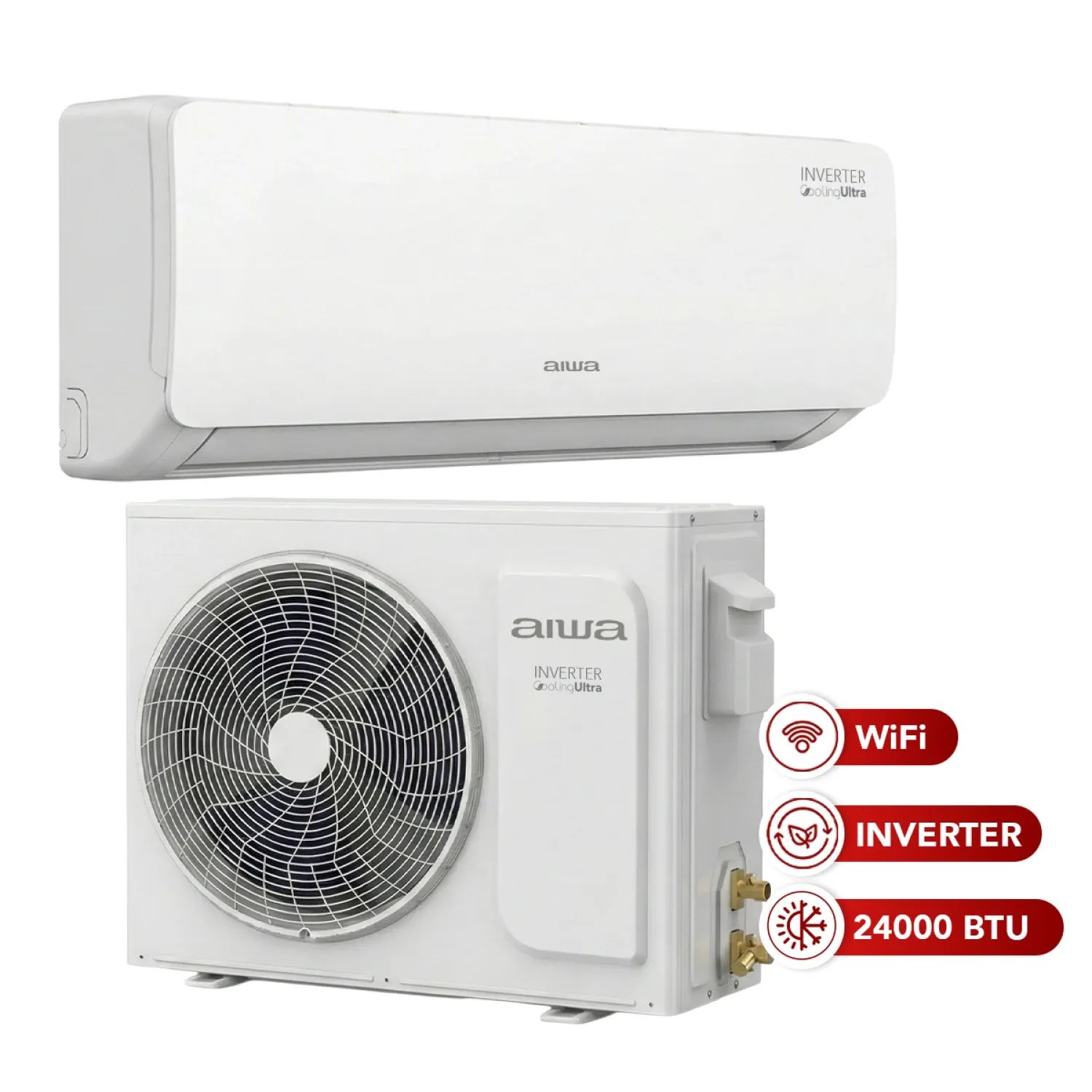 Ar condicionado Aiwa 24000 BTUs inverter  quente e frio 220/60HZ