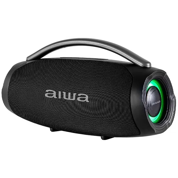 Aiwa Boombox AWAB403 700 watts P.M.P.O com Bluetooth Auxiliar - Preto