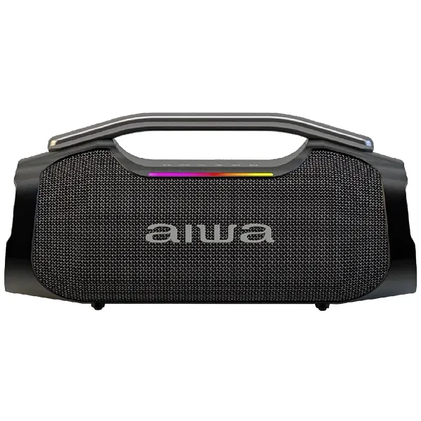 Aiwa Boombox  AWA408 55 watts RMS com Bluetooth Auxiliar USB - Preto