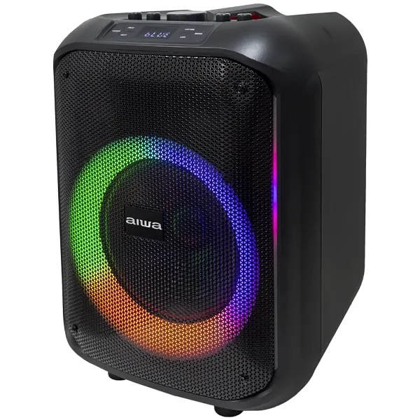 Caixa de Som Aiwa AWF210 10" 1.000 watts P.M.P.O com Bluetooth USB FM - Preta