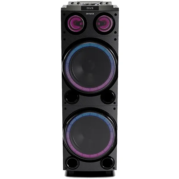 Caixa de Som Aiwa AWPOC14 1.000 watts P.M.P.O com Bluetooth USB - Preta