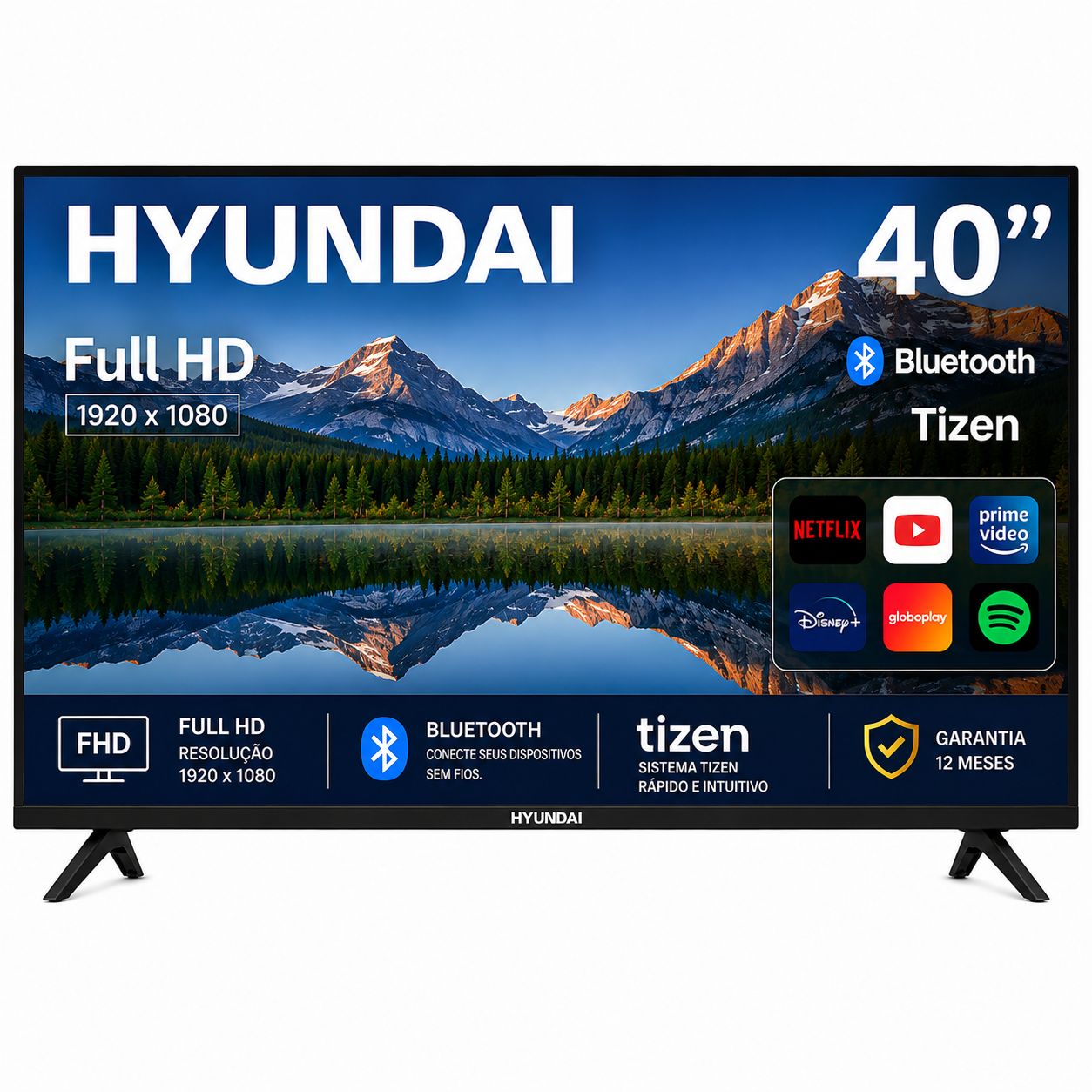 Smart Tv Hyundai 40 Full Hd  Tizen