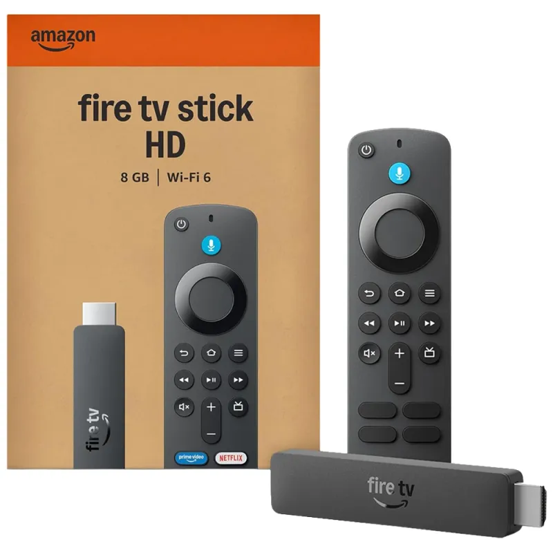 Adaptador Multimídia Amazon Fire TV Stick HD - Full HD - Wi-Fi/Bluetooth