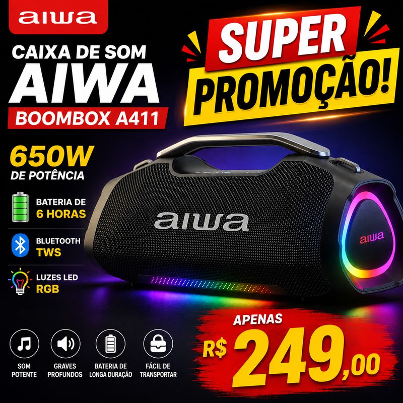 Boombox aiwa A411 650W