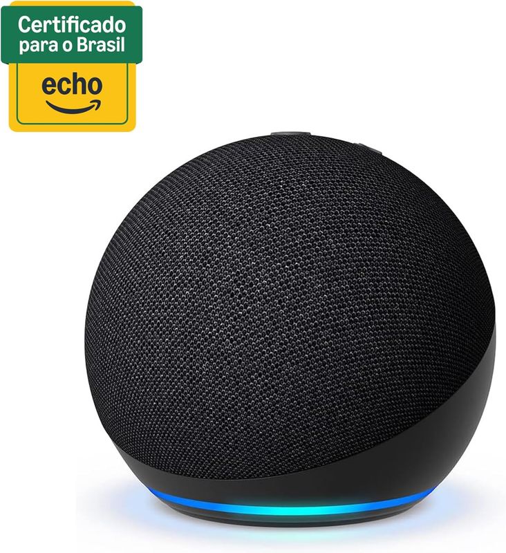 Speaker Amazon Echo Dot com Alexa – Preto (5ta Geração)