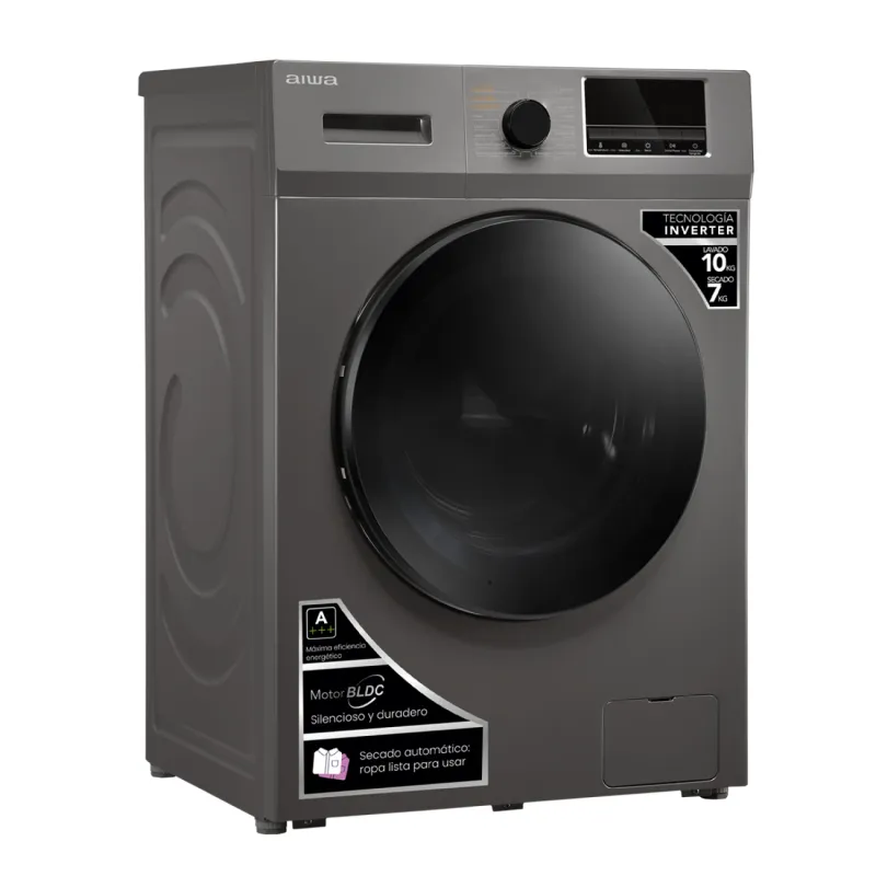 Máquina lava-seca roupas automatica  Aiwa 220V 50/60Hz inverter