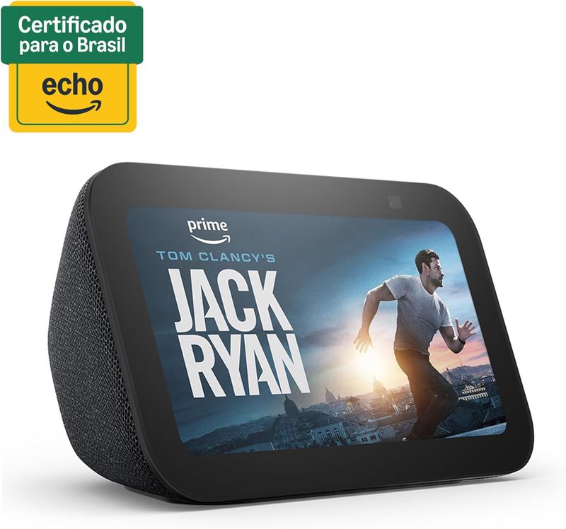 Alexa Echo Show 5  graves 2x mais potentes e som mais nítido