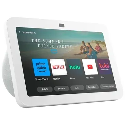 Speaker Amazon Echo Show 8 - Com Alexa - 3ª Geração - Tela 8'' Touchscreen - Bluetooth/Wi-Fi - Branco