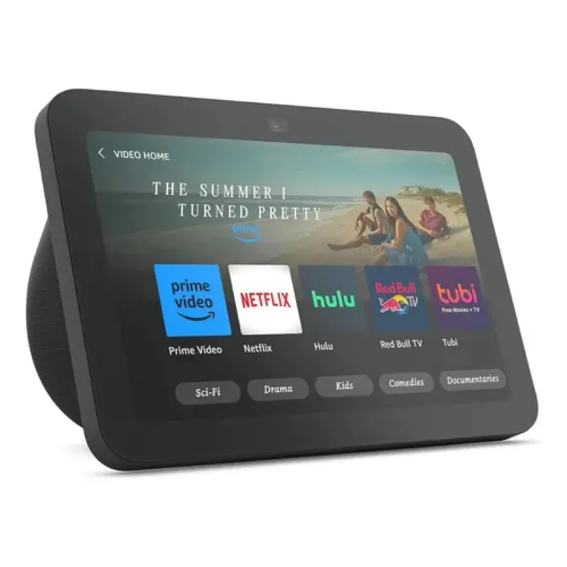 Speaker Amazon Echo Show 8 - Com Alexa - 3ª Geração - Tela 8'' Touchscreen - Bluetooth/Wi-Fi - Branco