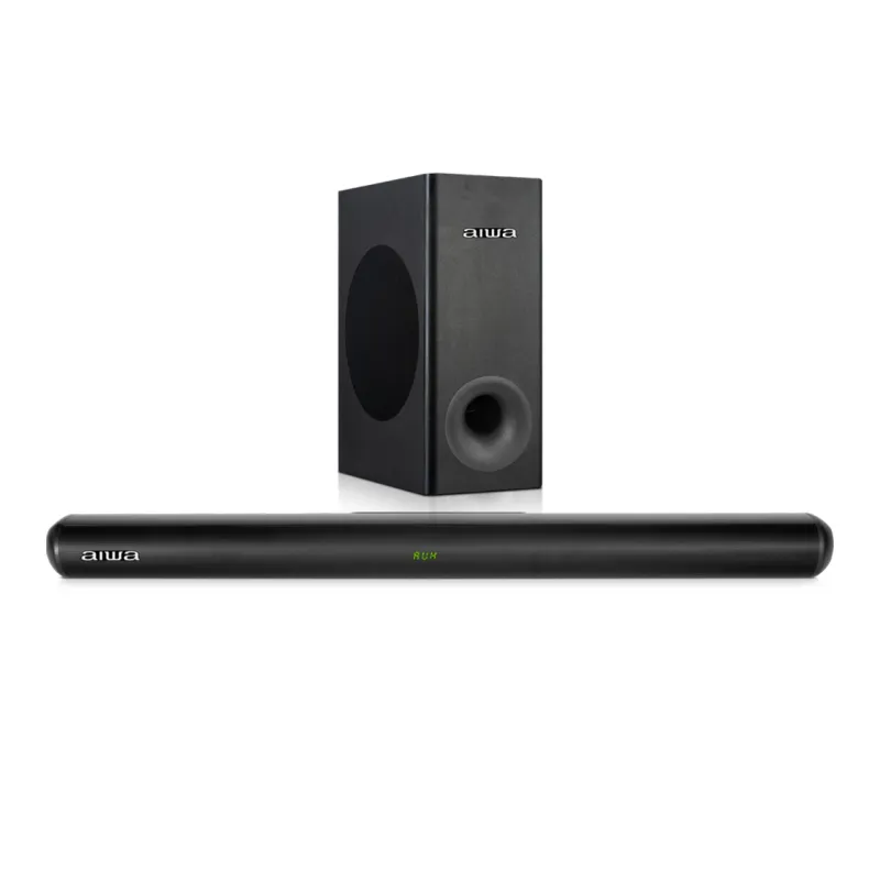 Soundbar Aiwa AWSBH21WW 2.1 de 120 watts RMS com Bluetooth HDMI USB - Preto