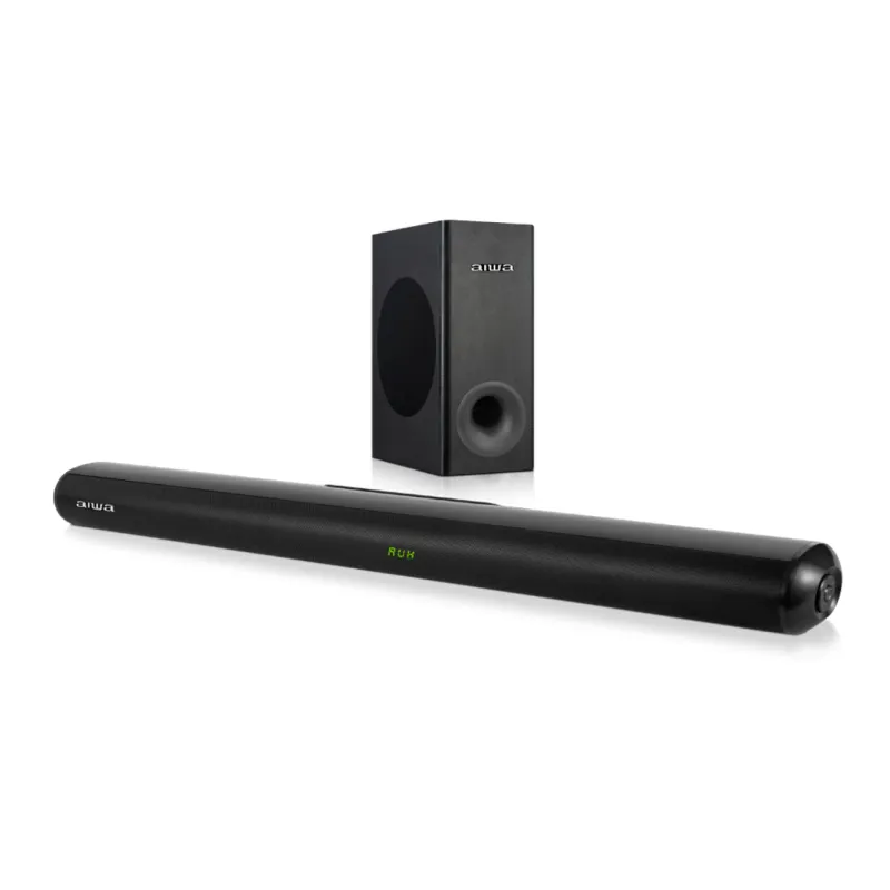 Soundbar Aiwa AWSBH21WW 2.1 de 120 watts RMS com Bluetooth HDMI USB - Preto