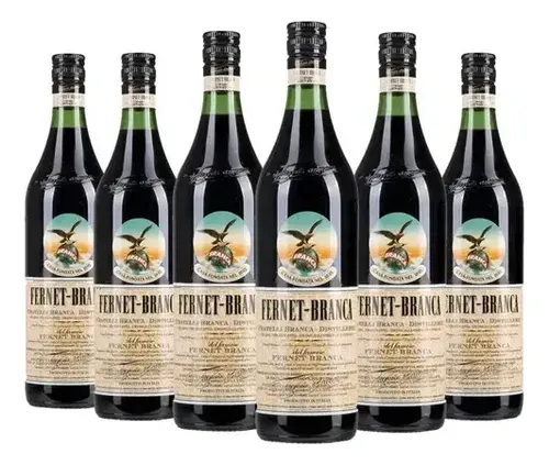 Fernet Branca litro caixa x6 unid