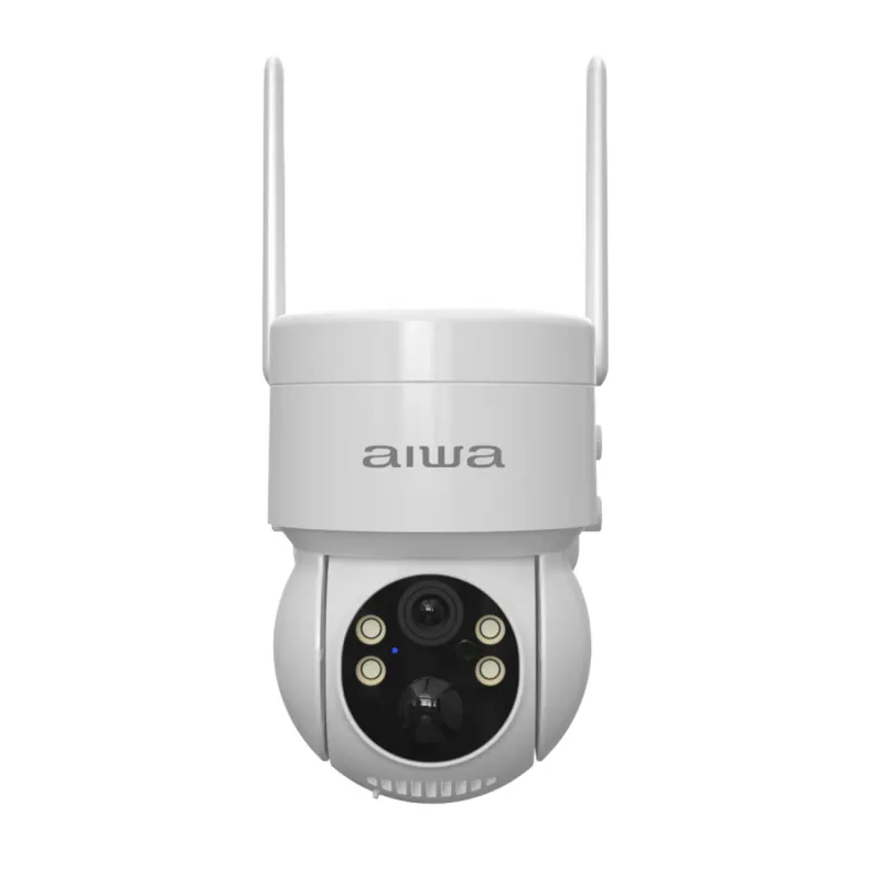 Câmera IP Aiwa AWCTO43 HD com Painel Solar Wi-Fi - Branca