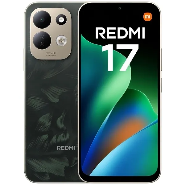 Celular Xiaomi Redmi 17 Dual SIM de 256GB 6+6 GB RAM de 6.9" 50MP 8MP -  Verde Escuro