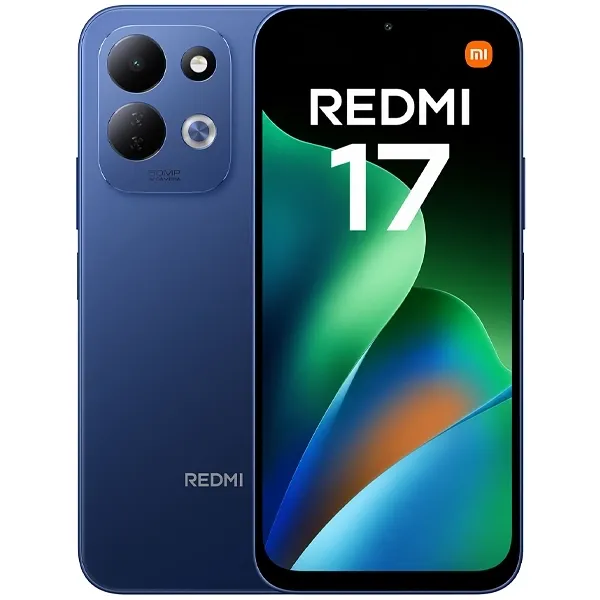 Celular Xiaomi Redmi 17 Dual SIM de 128GB   4+4 GB RAM de 6.9" 50MP 8MP - Azul Escuro