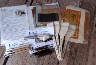 Tools, Brushes, Foils, and Papers