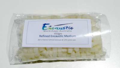 Encaustic Medium Refined (Clear) Cubes 1350gms (3 Bags)
