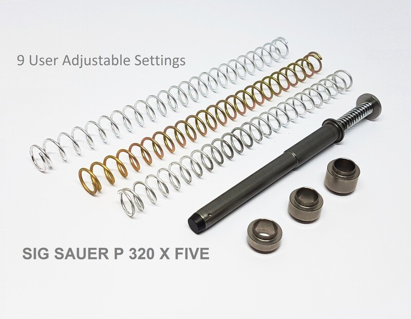 MS-SI/16 - SIG SAUER P320 X5 Barrel, 5.0&quot;/127mm, 9 User Adjustable Settings 9mm/.357SIG/.40S&amp;W
