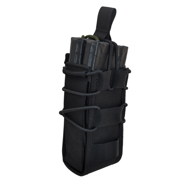 DUAL M16 MAG QUICK PULL POUCH, Color: Black