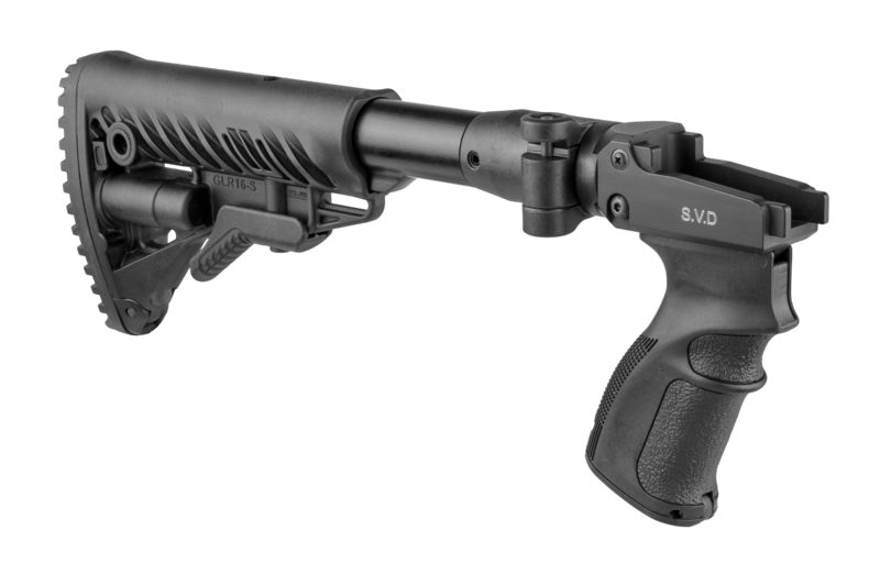 M4 Side Folding and Collapsible Buttstock kit for SVD/Dragunov