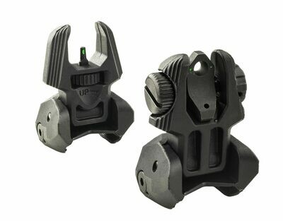 Self Illuminated FRBS - Front &amp; Rear Back-Up Sights + TRITIUM