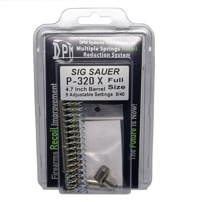 SIG SAUER P320-X FULL SIZE                              Barrel 4.7&quot; /119 mm                                         9mm Luger / 357 SIG / 40 S&amp;W / 45 Auto                 9  Adjustable User Settings