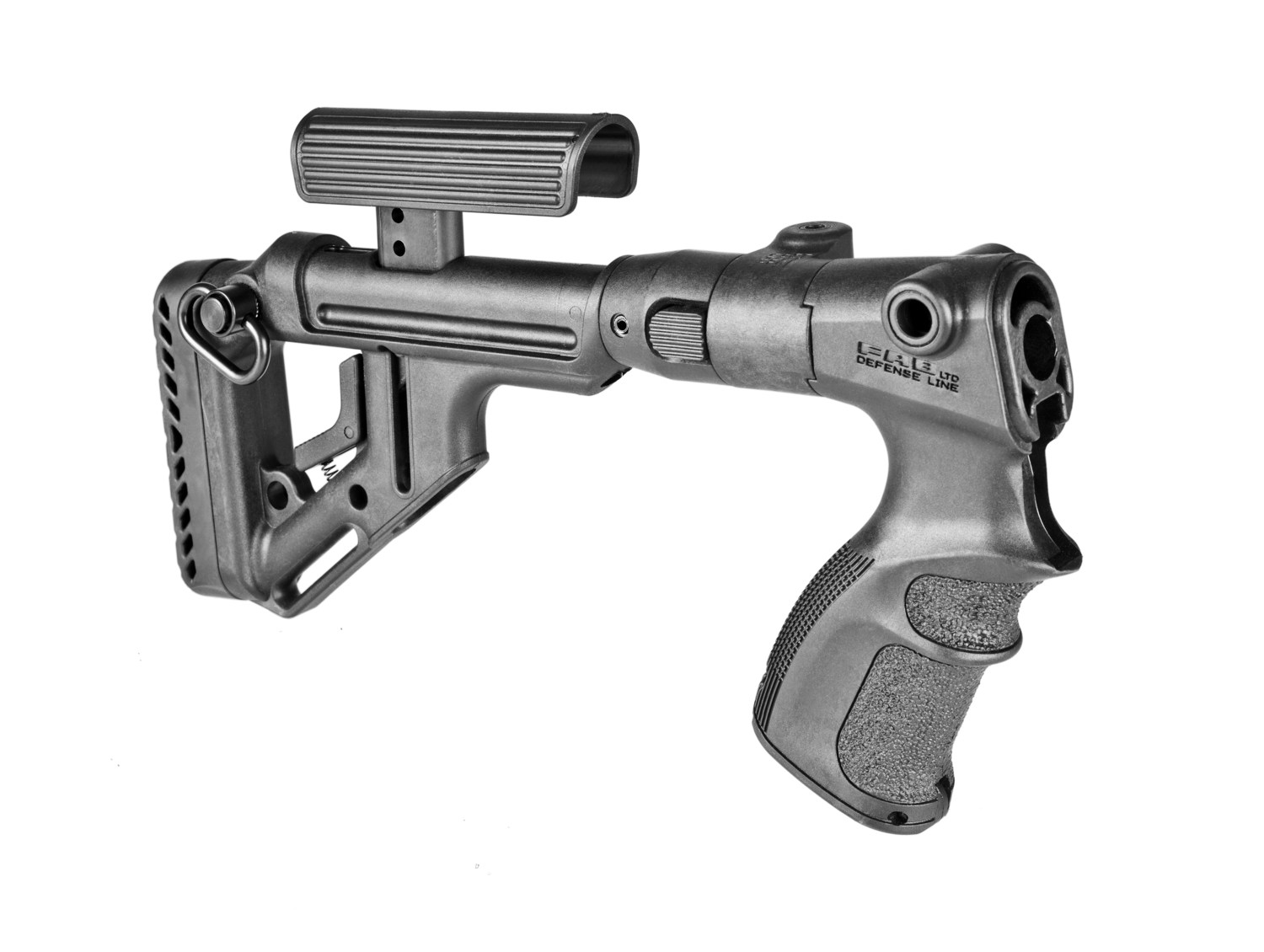 Tactical Folding Buttstock w/ Cheek Piece for Remington 870/Mossberg 500