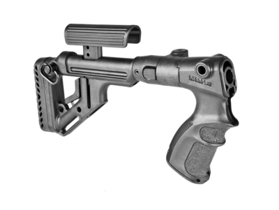Tactical Folding Buttstock w/ Cheek Piece for Remington 870/Mossberg 500