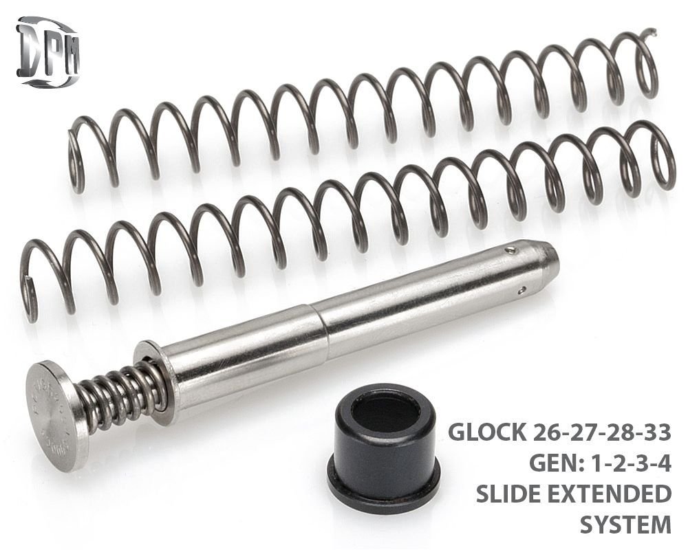 MS-GL/5 - GLOCK 26-27-28-33-39 ALL GEN. 1 2 3 4 5 SLIDE EXTENDED SYSTEM